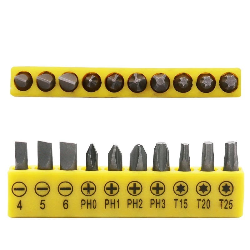 Set of 11 Ratchet Wrenches with Offset Handle
