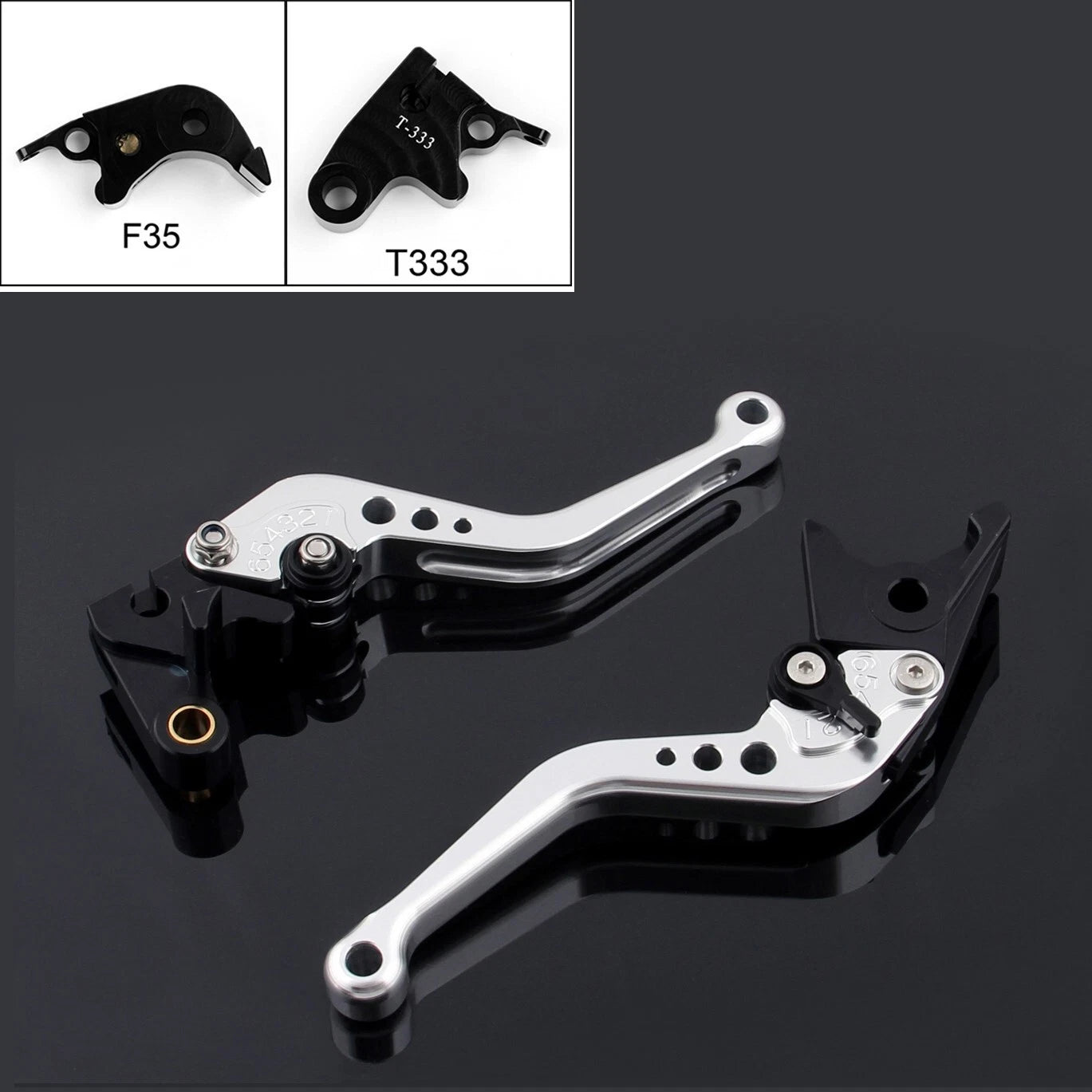 Brake Clutch Levers for Triumph Daytona, Speed Triple, Street Triple 675/R (2006–2018) Silver