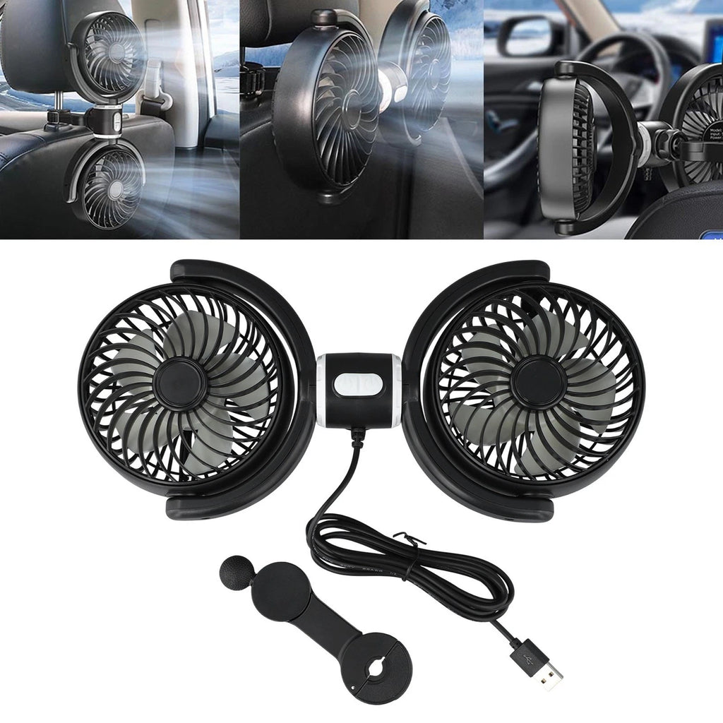Adjustable USB Car Cooling Fan for All Vehicles (Universal)
