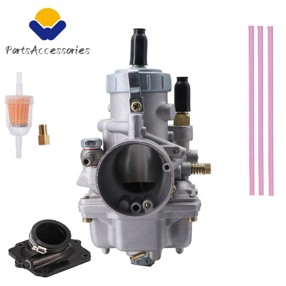 Carburetor Set of 2 for Polaris Sport 400 400L (1994–1999) + Intake Manifold
