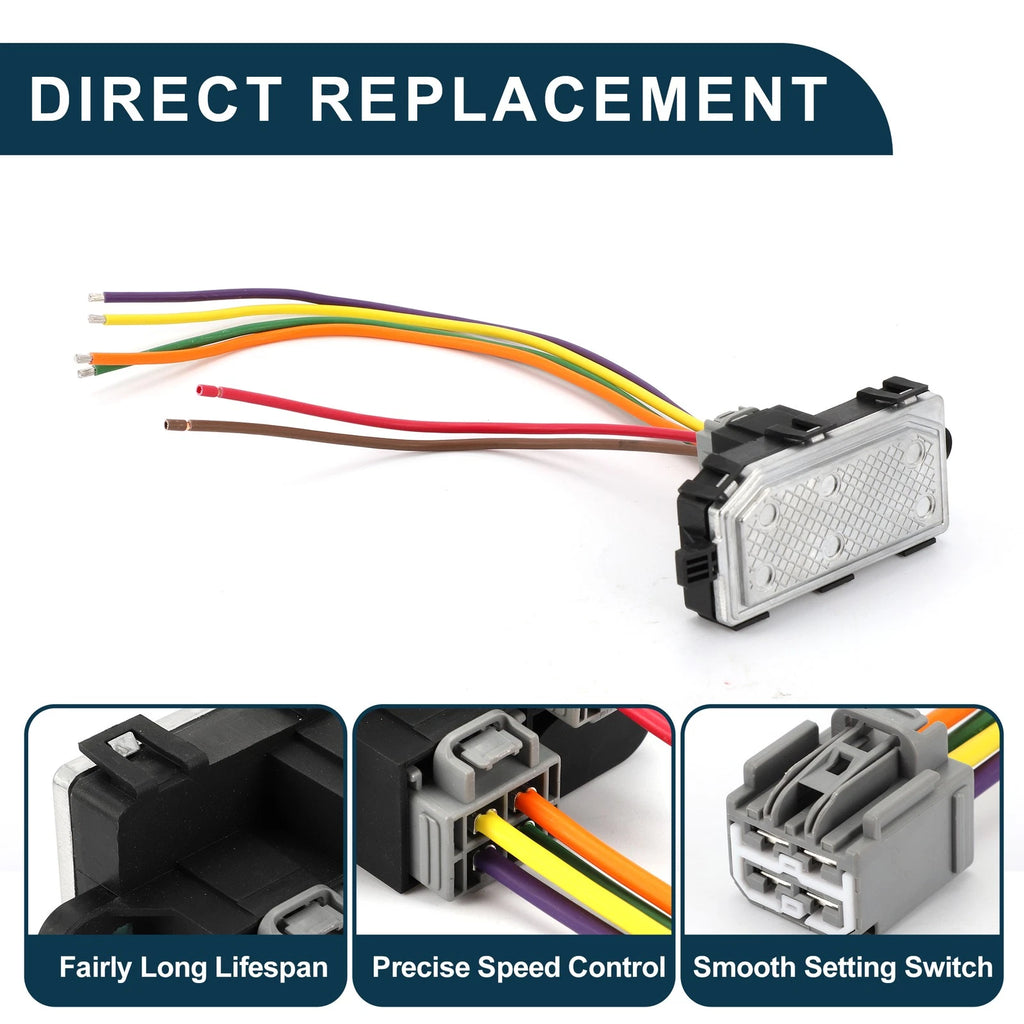 HVAC Blower Motor Resistor Replacement for Dodge Dart (2014–2016)