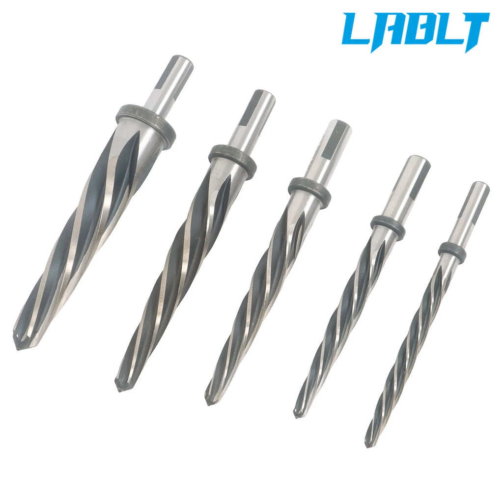 5-Pc M2 Taper Chucking Reamer Drill Bit Set 3/8" to 1"