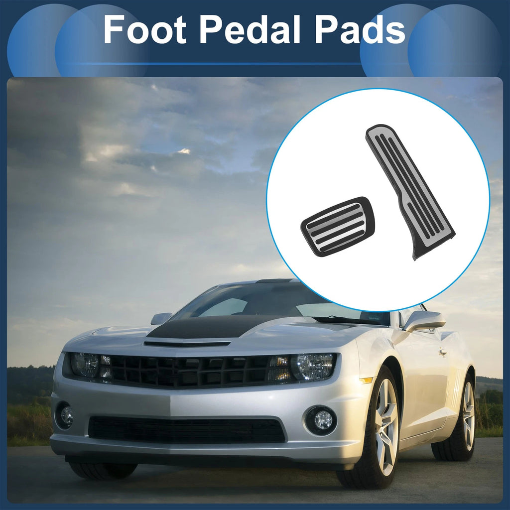 Foot Accelerator Pedal Covers Front Pair for Chevrolet Camaro (2016–2018)