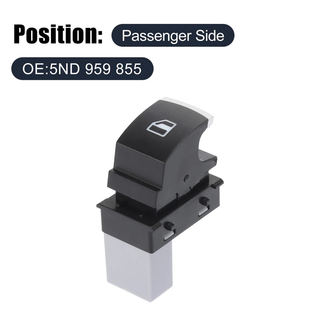 Passenger Side Power Window Switch Replacement for Volkswagen Tiguan (2009–2014)