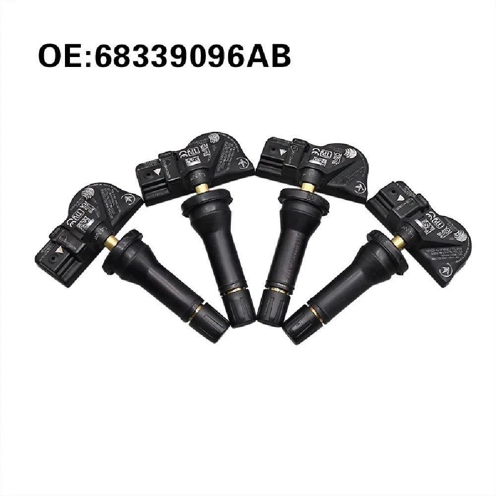4Pcs Tire Pressure Sensor 68339096AB for Jeep Gladiator Wrangler Grand Cherokee (2019–2023)