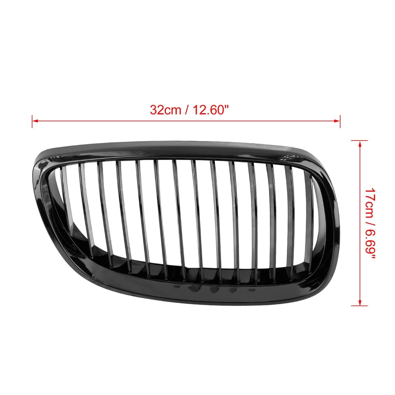 Front Gloss Black Kidney Grille for BMW 3 Series E92 (2007–2010) 2 Door