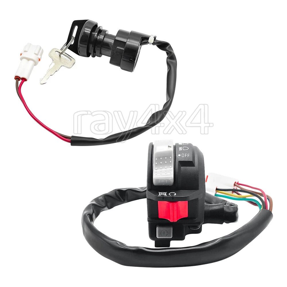 Start Stop Headlight Switch & Ignition Key Switch for Yamaha YFM250X (2000–2006)