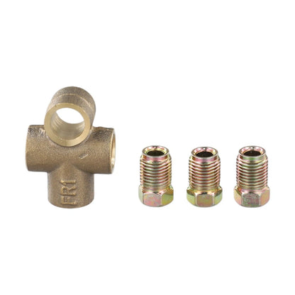 3 Way Copper Brake Pipe Unions 10mm X 1mm for Automotive Applications