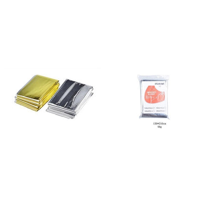 Outdoor Camping Blanket Aluminum Insulating Gold 160x210cm