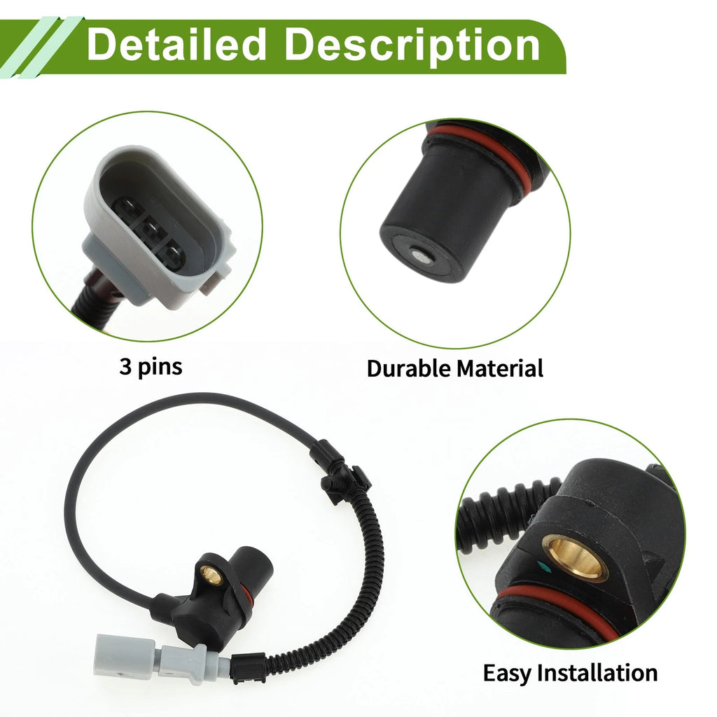 Crankshaft Position Sensor for Audi Q7 3.6 (2007–2010) Replacement
