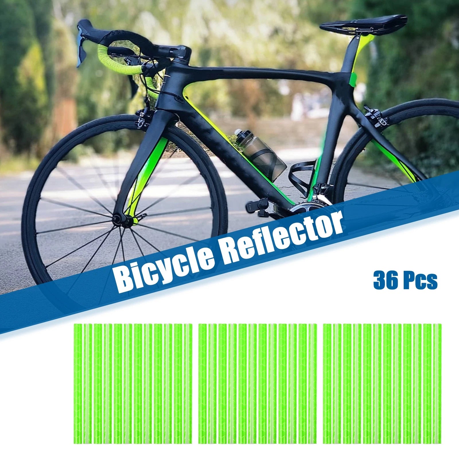 Bicycle Reflector Replacement Outer Reflective Set for Bike (ABS)