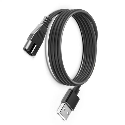 2-Pin USB DC Charging Cable For Intex 28620 Rechargeable Handheld Vacuum Cleaner