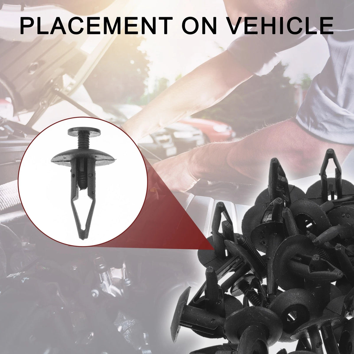 Fender Skirt Clip Front Replacement Kit for Ford Edge (2007–2014)