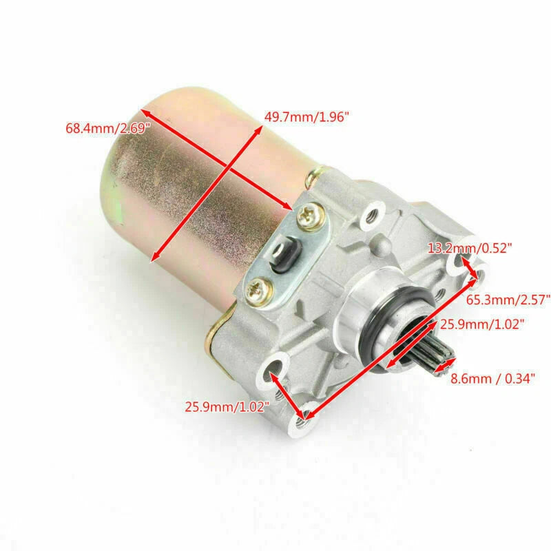 Starter for Aprilia RS125, Gilera Runner, Derbi Atlantis 100 (1999–2009)