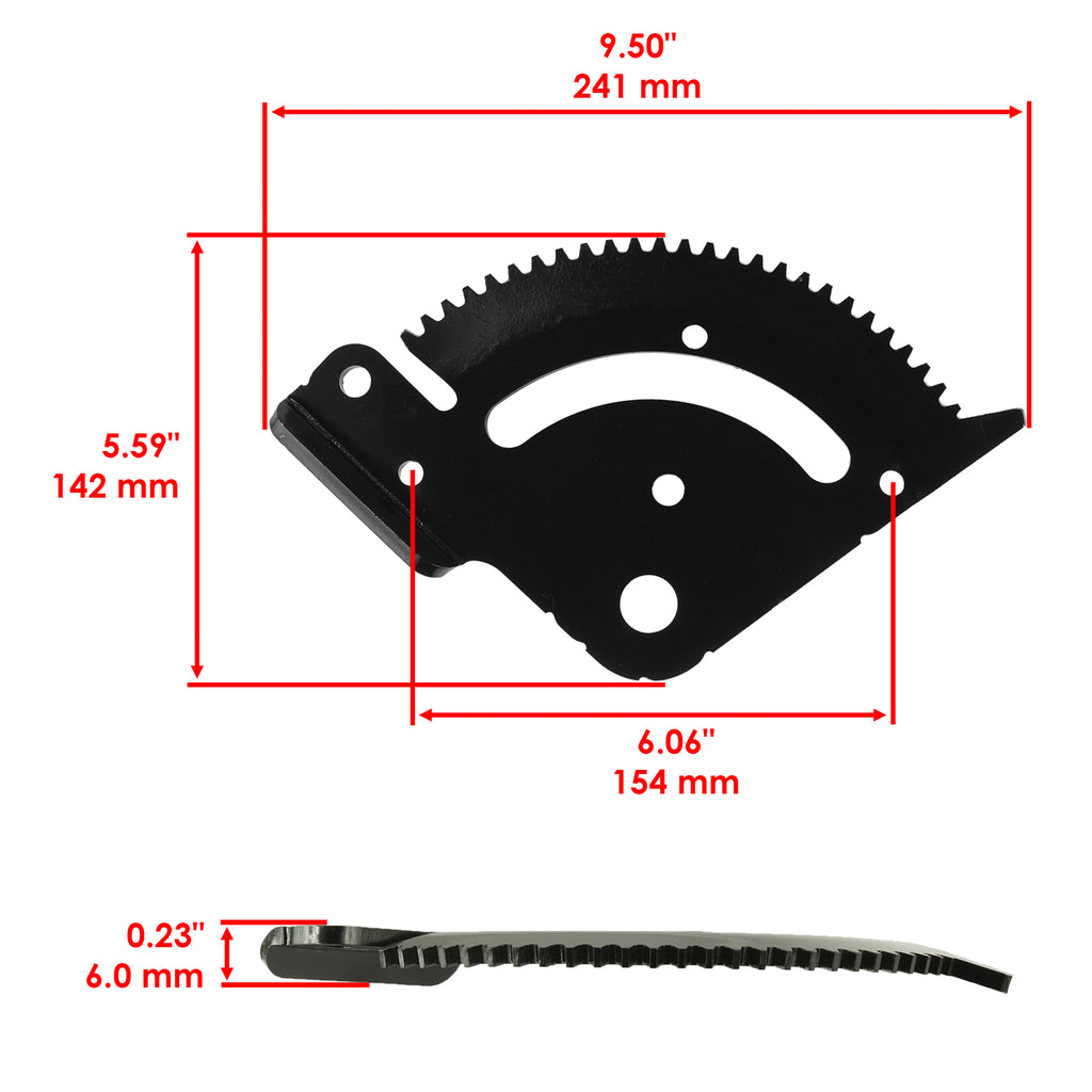 Steering Sector Gear Plate Replacement for John Deere X125 X135R (1996–2004)