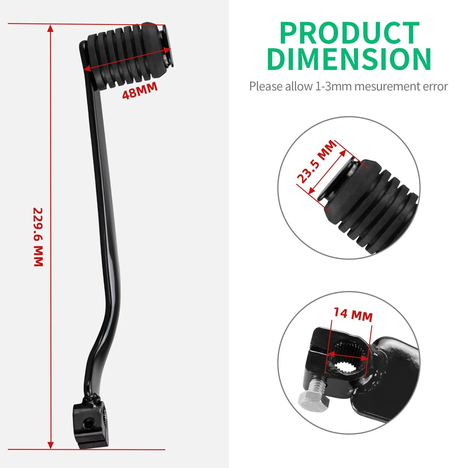 Shifter Shift Lever Pedal Arm for Honda TRX 250TM 250 Recon TRX 400 Foreman (2000–2006)