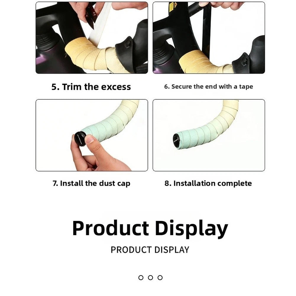 Non Slip Handlebar Tape for Road Bikes (2000x30mm, 3mm Thick)