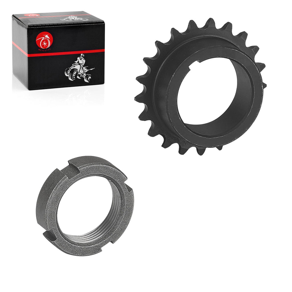 Crankshaft Timing Gear Sprocket & Slit Nut for Polaris Hawkeye 400 (2011–2014)