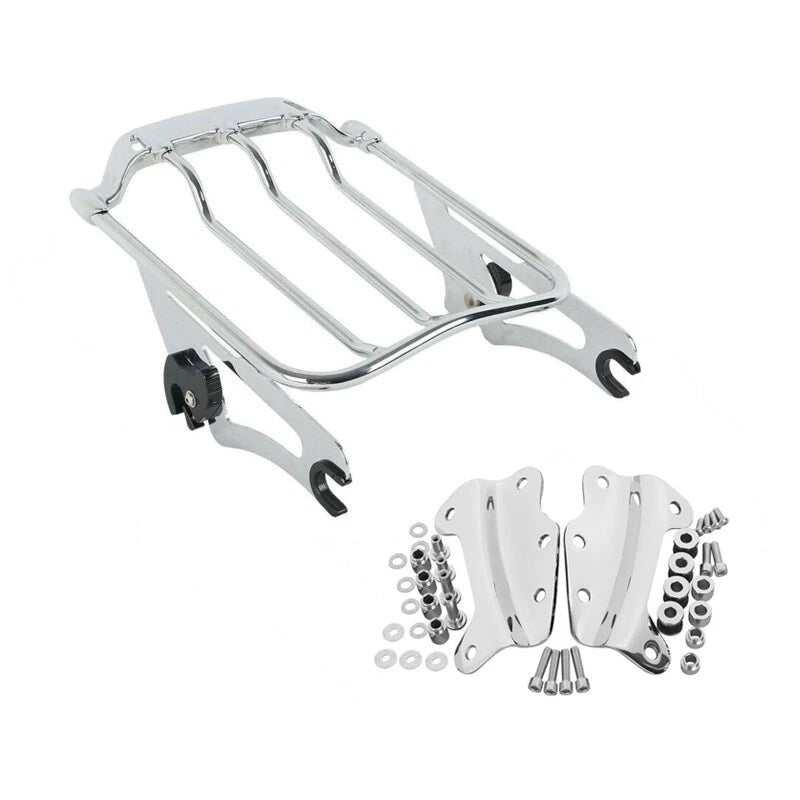 2-Up Luggage Rack 4 Point Docking Hardware for Harley Road Glide (2009–2013)