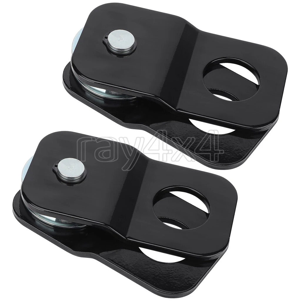 2 Pack Recovery Winch Snatch Block for ATV UTV (8,000 lbs Capacity)