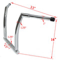 1.25" Handlebar for Harley Road Glide (2015–2020) Triple Chrome