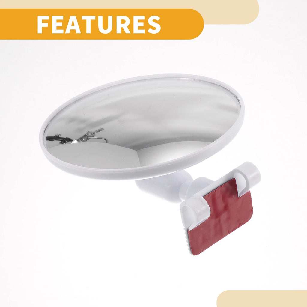 1 Pc Large Blind Spot Mirror for Universal Fit (360 Degree Rotation)