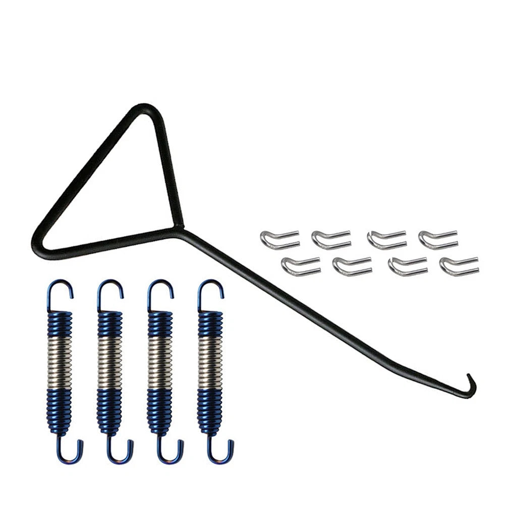Set of 4 Exhaust Pipe Muffler Mounting Hooks for Universal Motorcycle