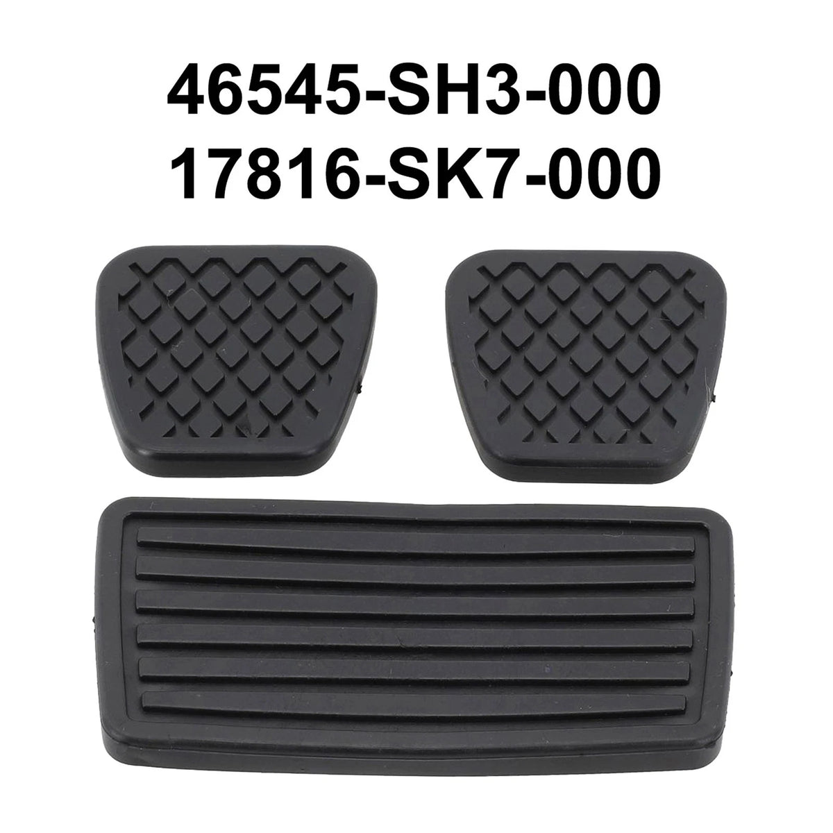 Set of 3 Clutch Pedal Pads for Honda Civic (1992–1995)
