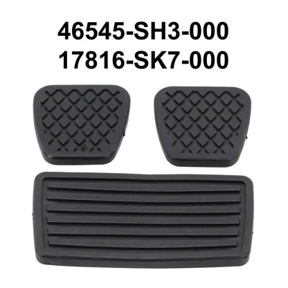 Set of 3 Clutch Pedal Pads for Honda Civic (1992–1995)