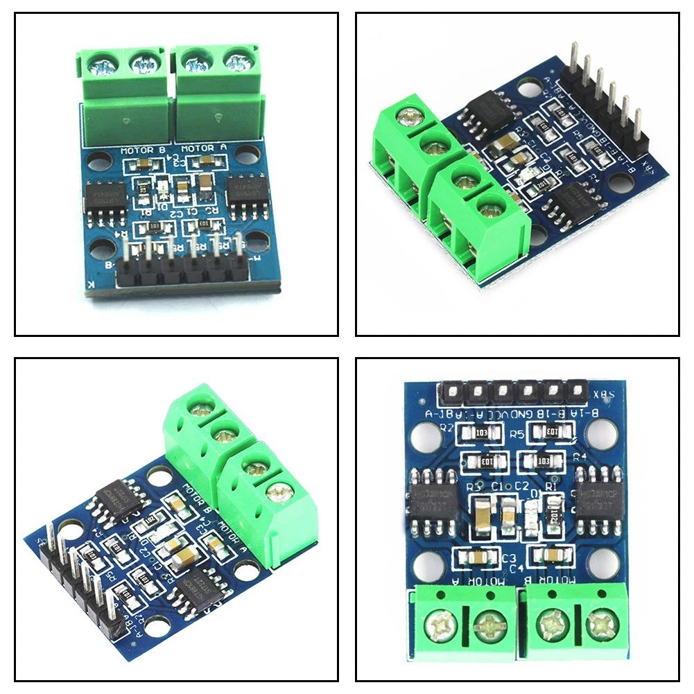 2 Pack L9110S Motor Driver Module for DC Stepper (5V–12V)