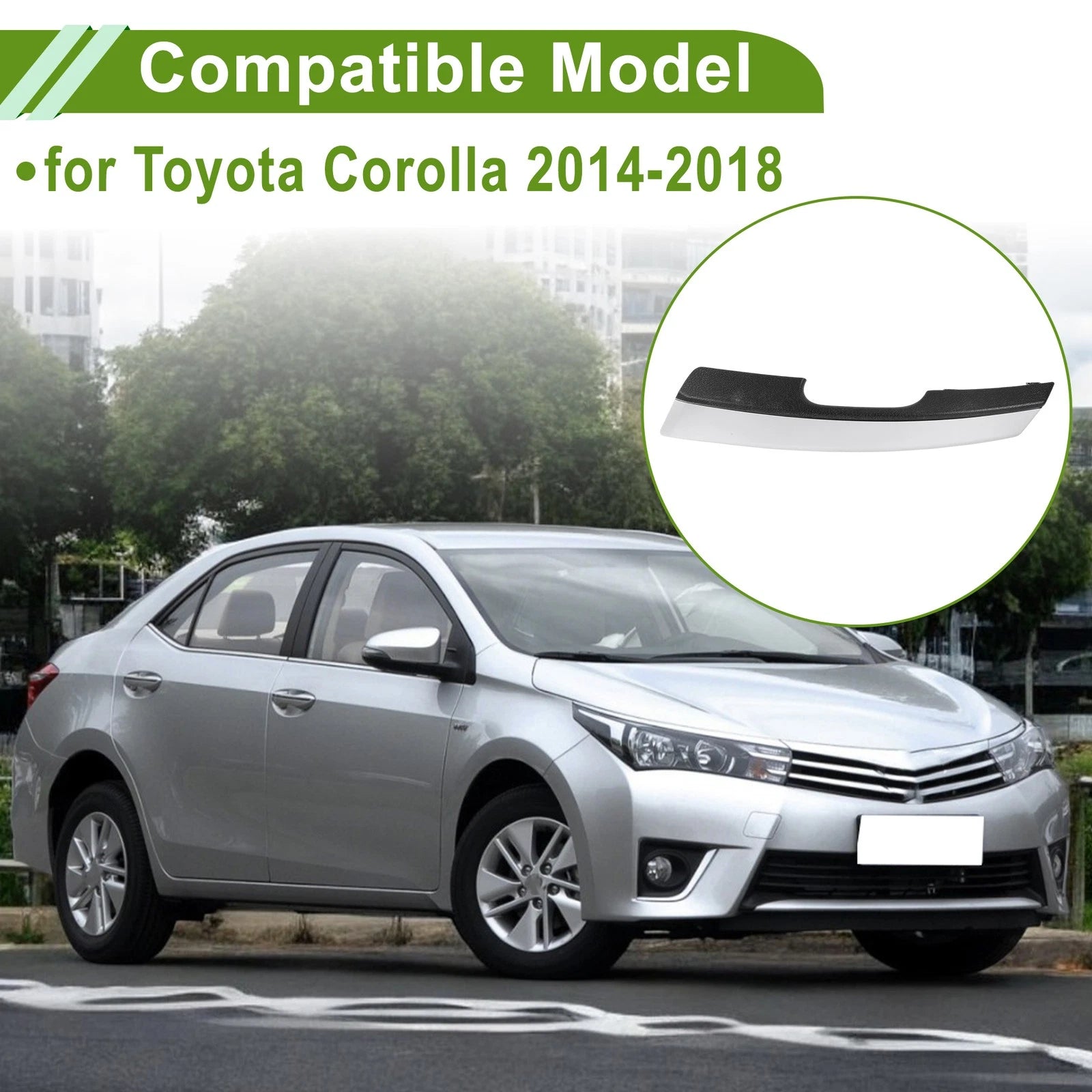 Door Panel Handle Pull Trim Cover for Toyota Corolla (2014–2018) No.7464502430