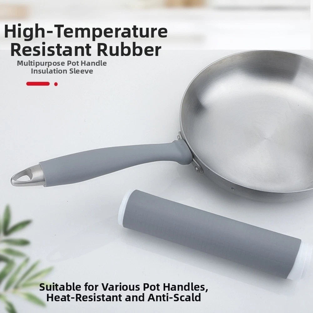 Heat Resistant Silicone Pot Handle Cover Non Slip Grip Protector