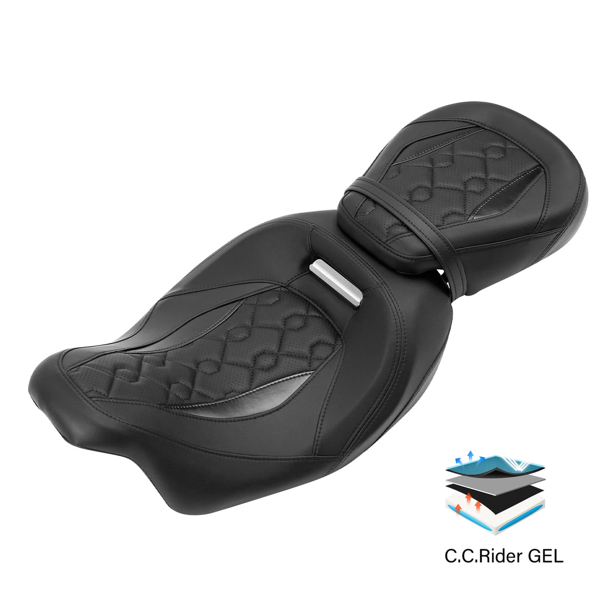 Gel Seat for Harley Touring Street Glide (2009–2023)