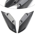 Front Spoiler Winglets for BMW S1000RR (2009–2014) - Carbon Fiber Pattern ABS