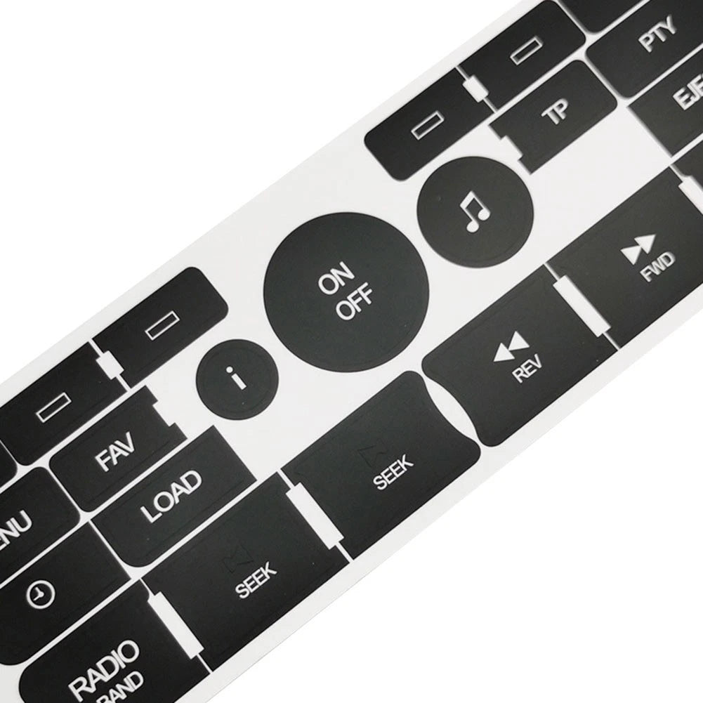 Vinyl Button Repair Decal Sticker for Saab 93 95 (2007–2009)