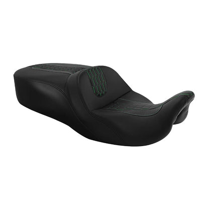 Driver Passenger Seat for Harley Electra Glide, Street Glide, Road King (2009–2023)