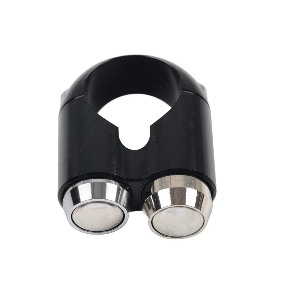 1" Handlebar Switch 2 Button Horn Light Control for Harley Dyna