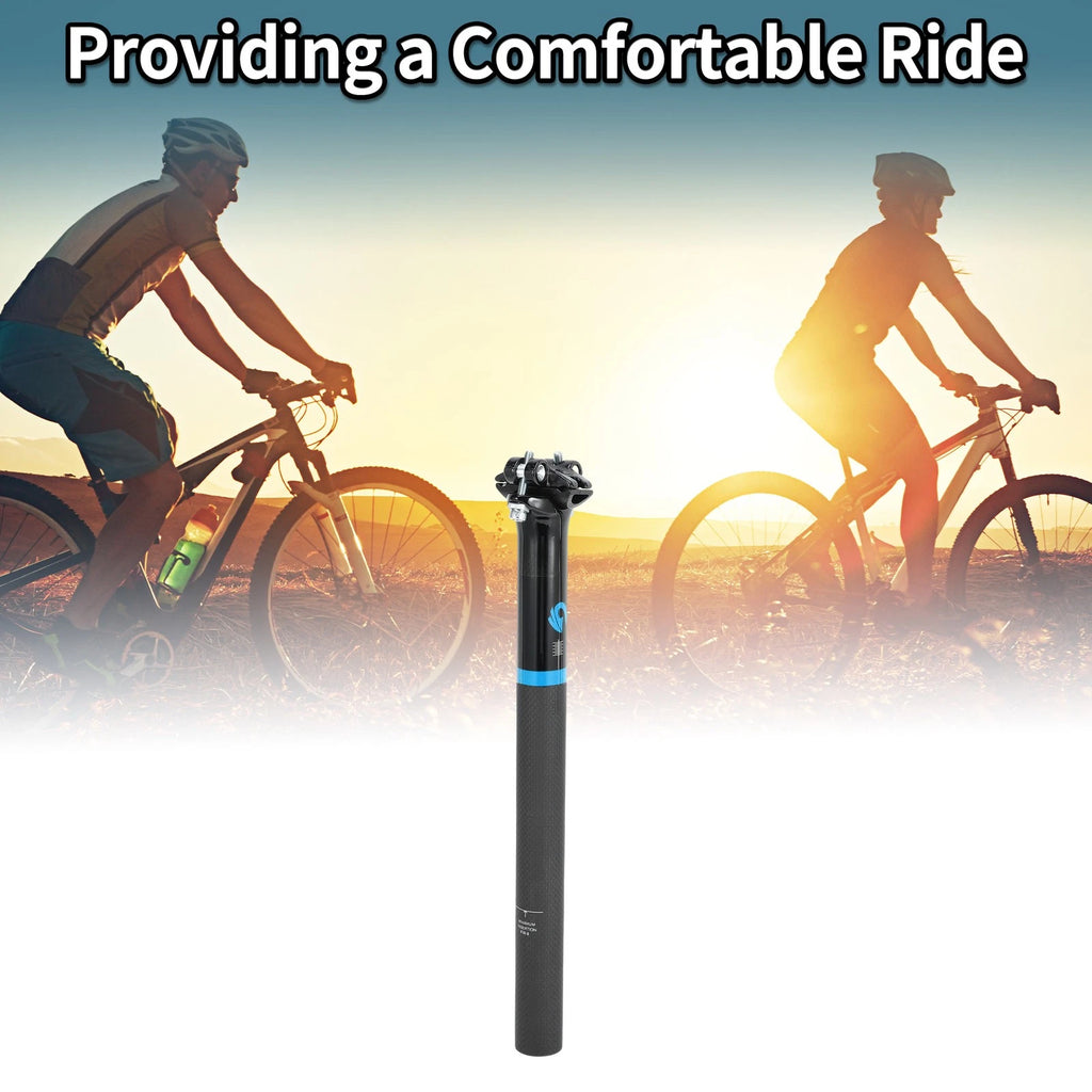 Bike Seat Post Replacement for 30.8mm Saddle Tube 350mm (Matte Black)