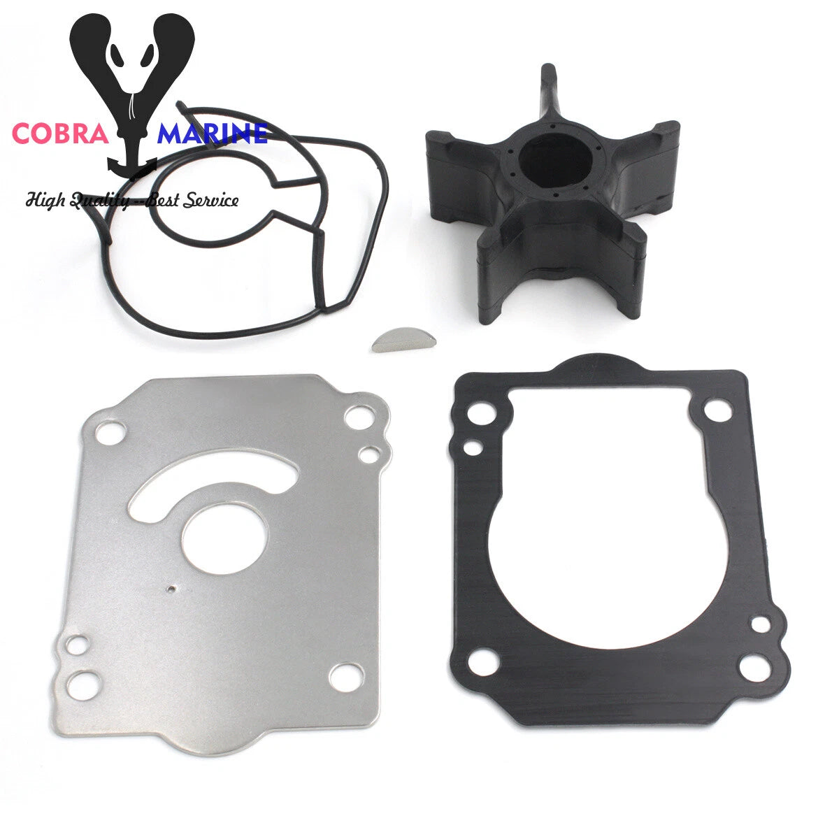 Water Pump Impeller Service Kit for Suzuki DF200/DF250/DF255 (2000–2023) 17400-93J02