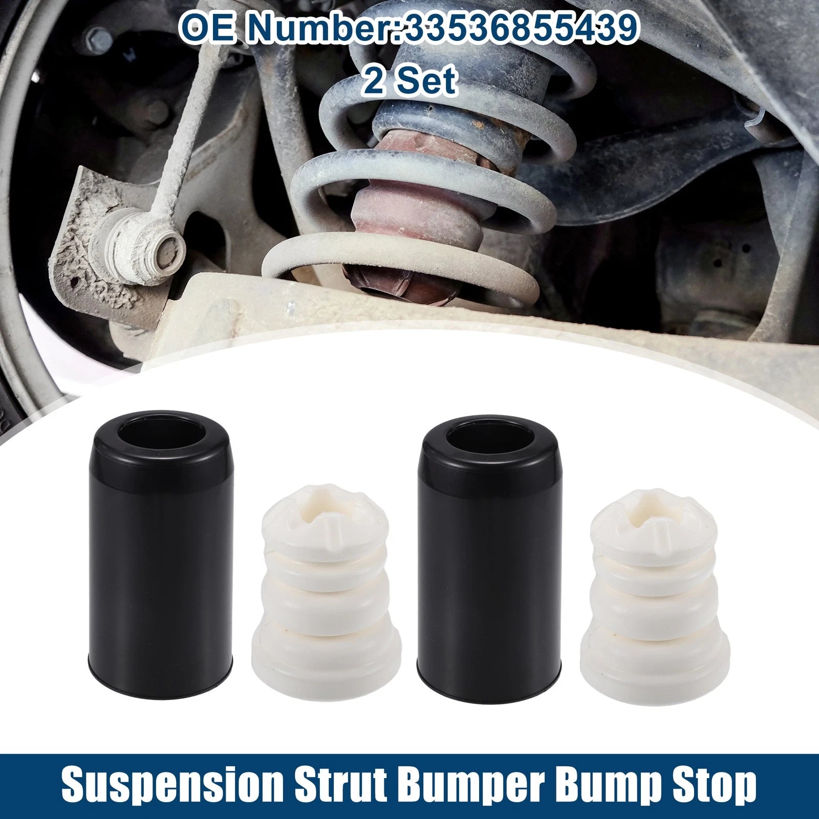 Suspension Strut Bumper Bump Stop Front Set for BMW 228i (2014–2016)