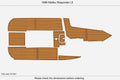 EVA Pads for Malibu Response LX (1999) - Teak Flooring