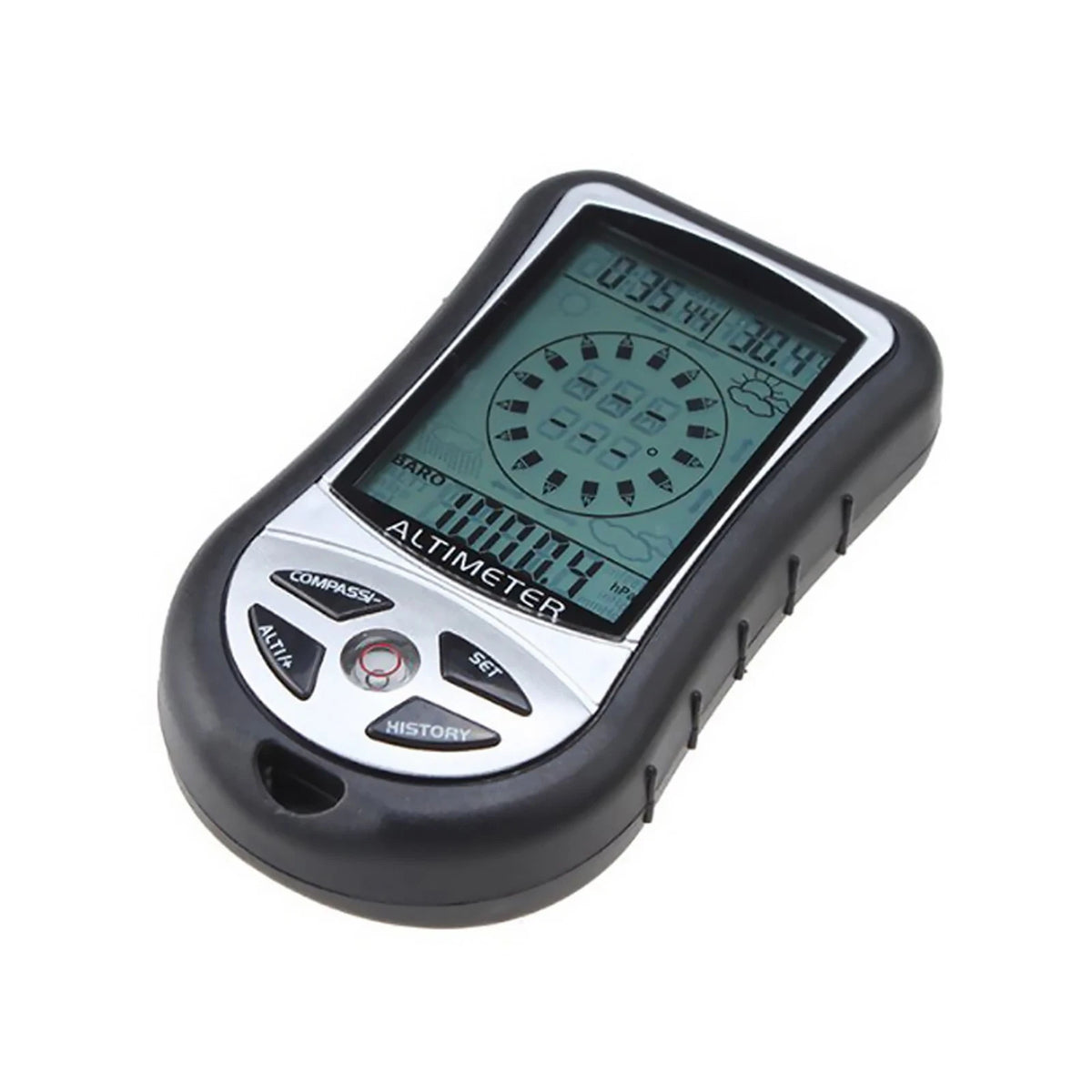 8-in-1 Portable Camping Altimeter Barometer Digital Compass Thermometer