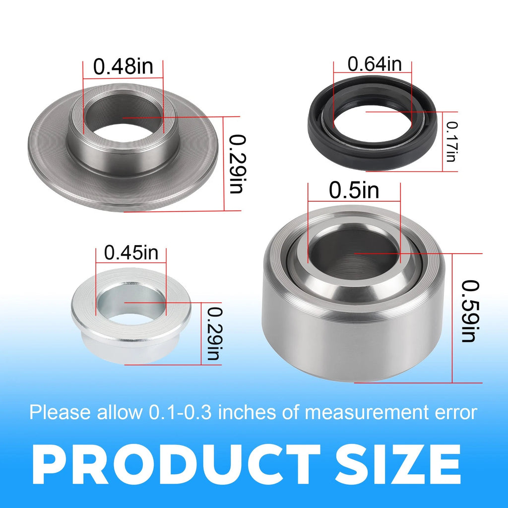 Rear Shock Bushing Bearing Rebuild Kit for Yamaha Warrior 350 (1987–2004)
