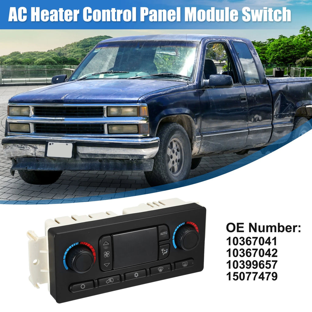 HVAC Heater Climate Control Panel Replacement for Chevrolet Silverado (2014–2019)