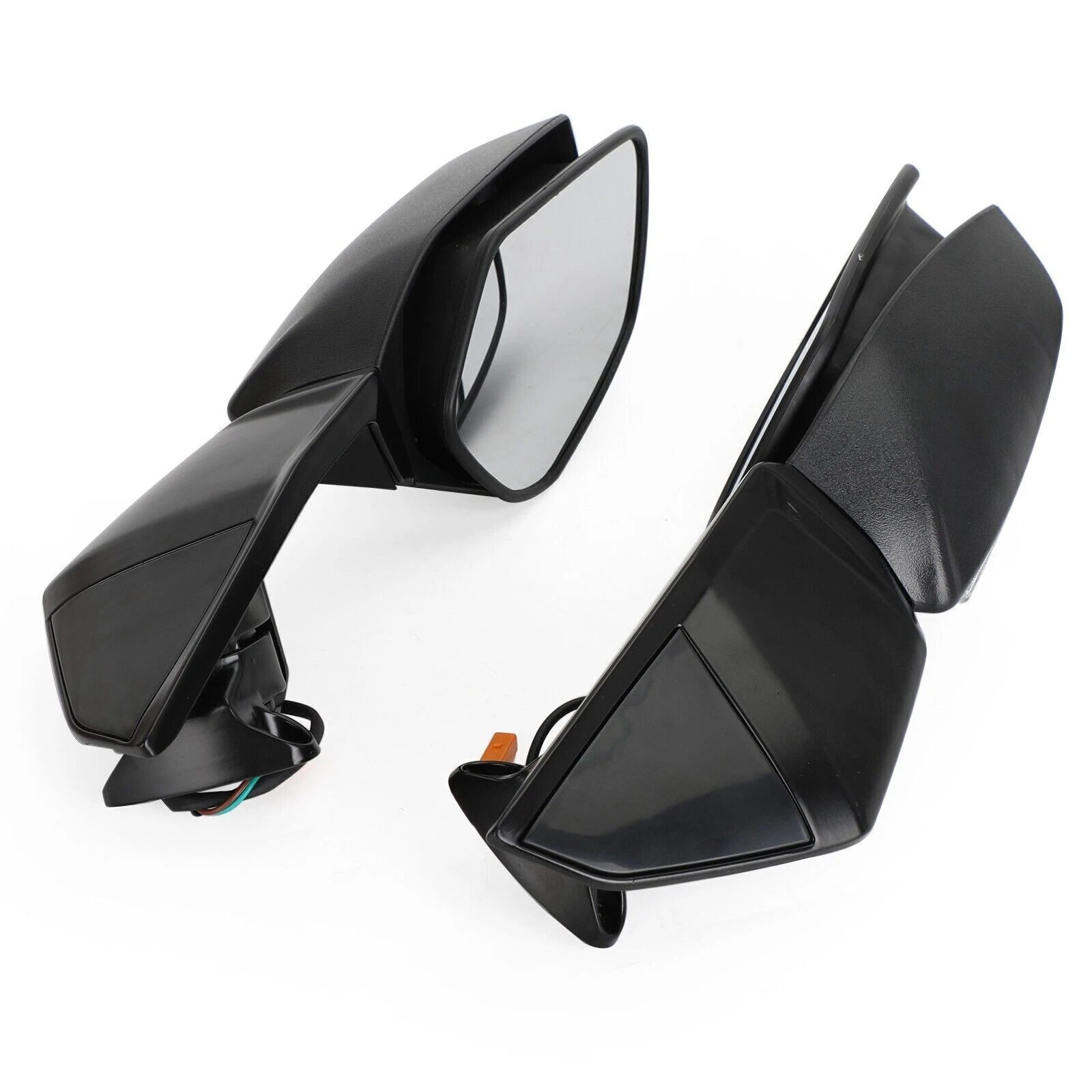 Rearview Side Mirrors w/Turn Signal for Kawasaki ZX-10R ZX-10RR (2016–2020)
