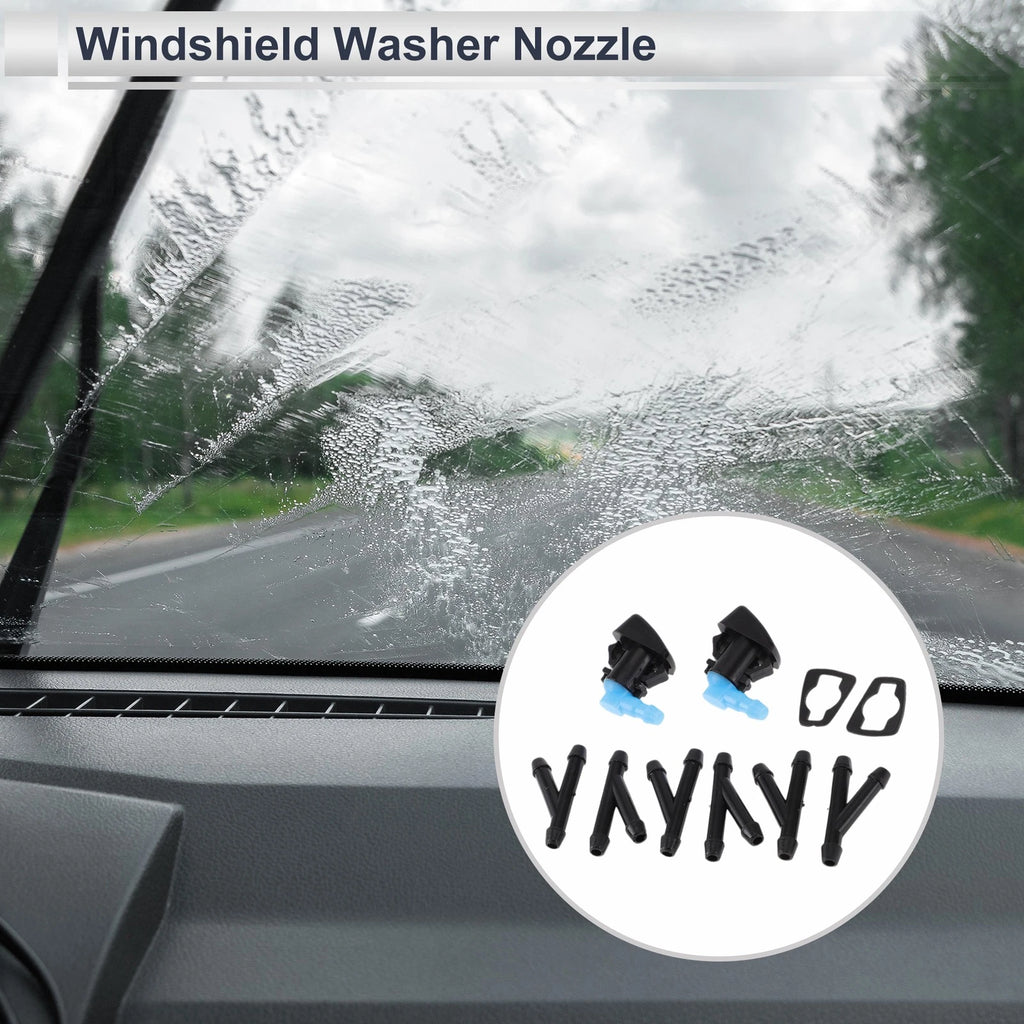 Windshield Washer Nozzle Hose Connector Set for Dodge Ram 1500 (2013–2019)