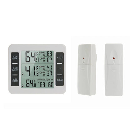 Wireless Digital Freezer Alarm Thermometer for Temperature Monitoring