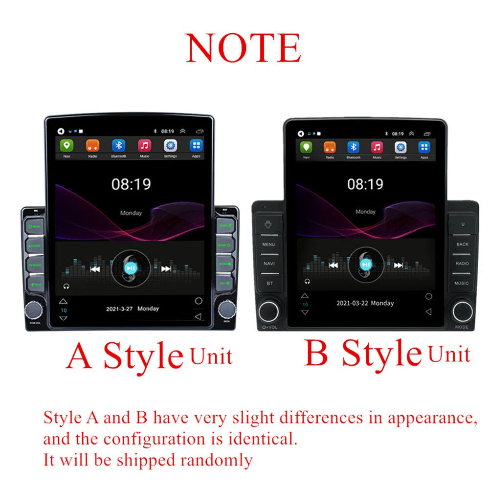 9.5'' Vertical Stereo Radio GPS Navigation for Hyundai Veloster (2011–2017)