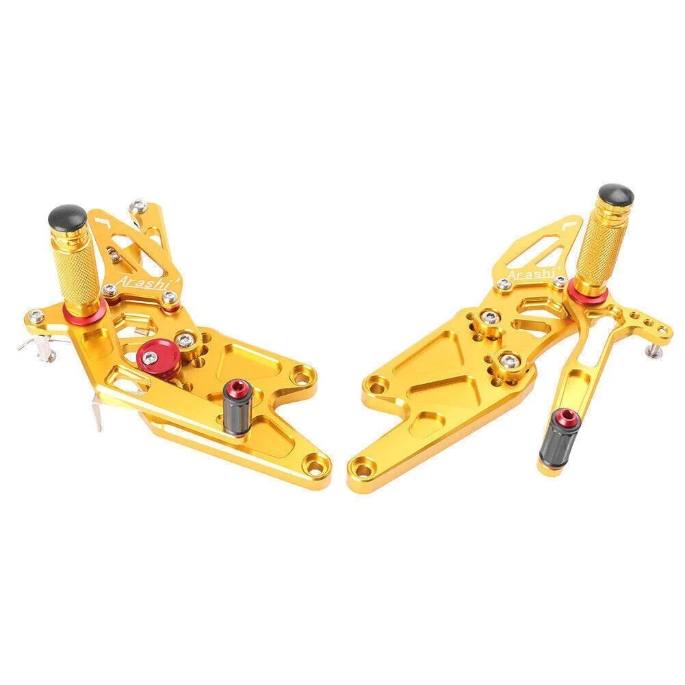 Adjustable Footrest Back Set for Yamaha MT-03 MT-25 (2015–2017) Gold
