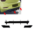 Rear Bumper Lip Diffuser Spoiler Splitter Kit for VW Polo MK6.5 (2022–2024)